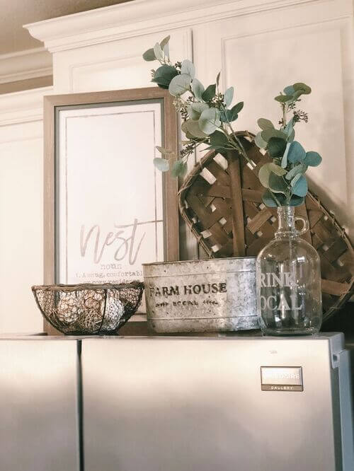 decoration sur le refrigerateur