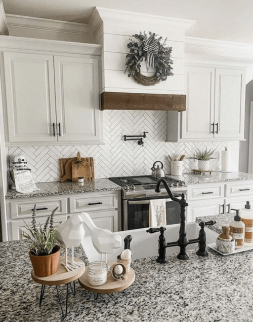 decorations pour le dessus des armoires de cuisine