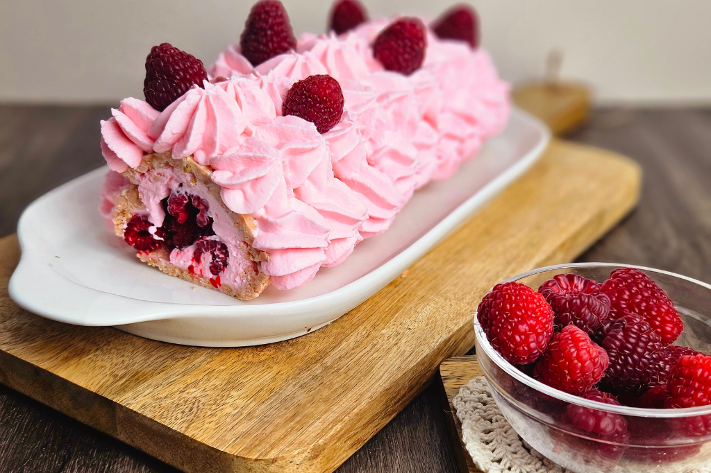 Gâteau framboise sans cuisson