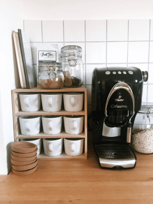 idees coin cafe pour plan de travail
