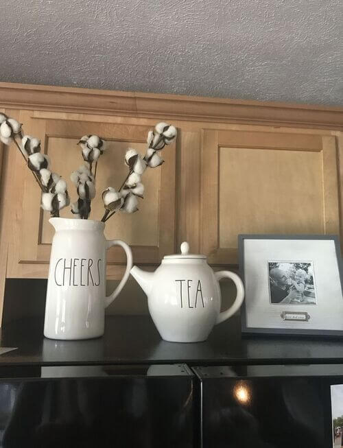 idees de decoration pour au dessus du refrigerateur
