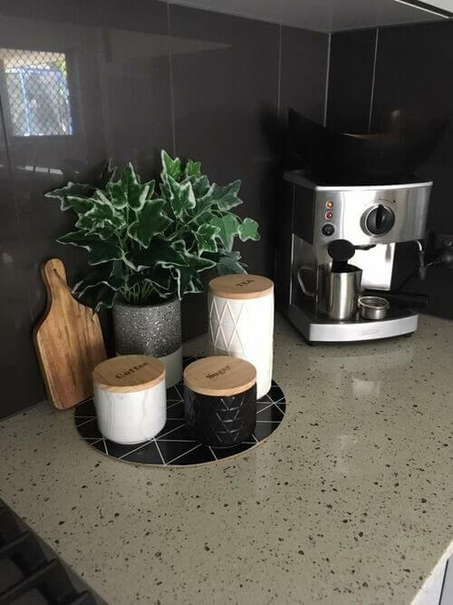 plateau simple decoration cuisine