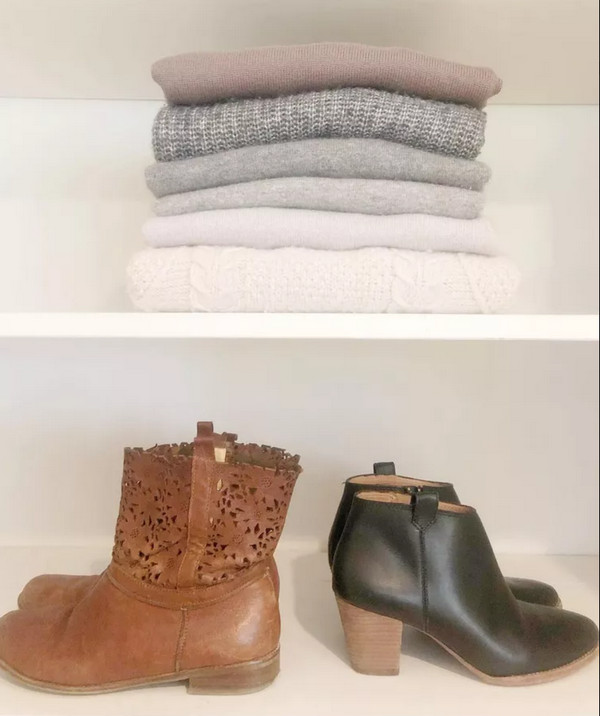 rangement bottes facile