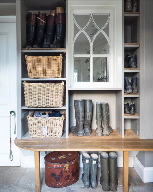 rangement bottes garage