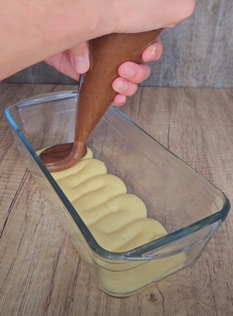 cake marbre glacage chocolat noir 3