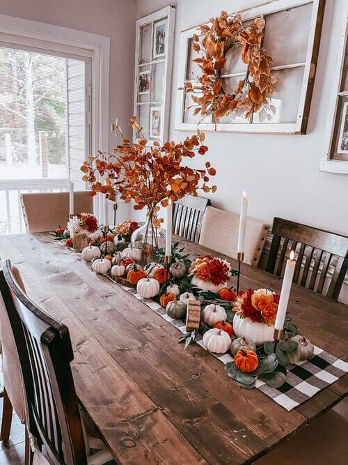 centre de table automne