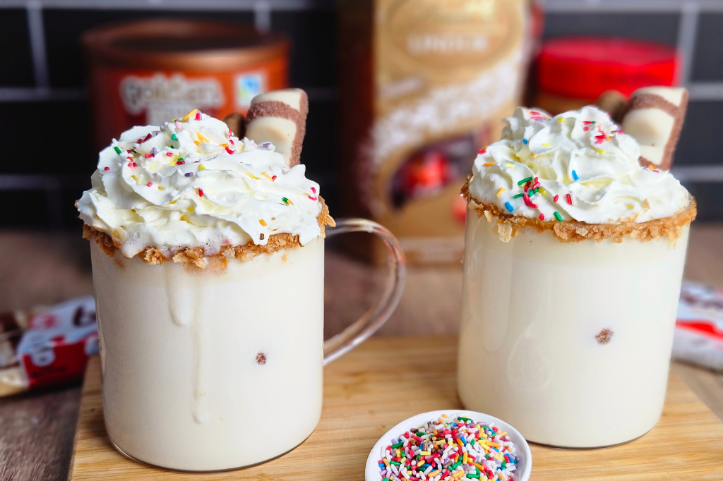 Chocolat chaud au chocolat blanc