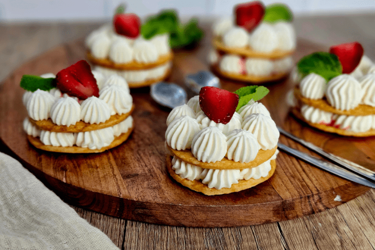 feuilletes aux fraises