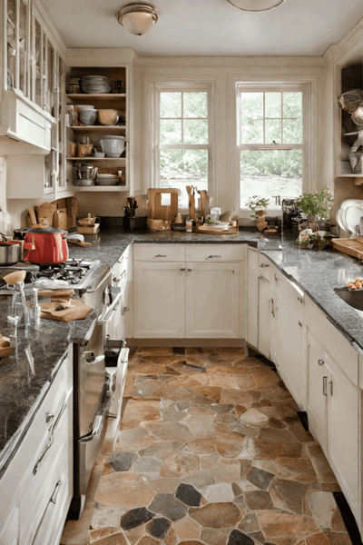 plan de travail cuisine encombre