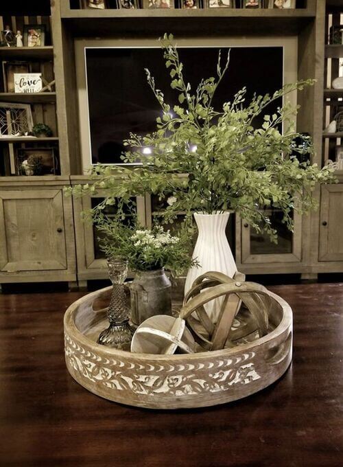 plateau decoration pour le salon