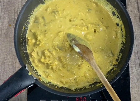 spaghetti poulet champignons 2