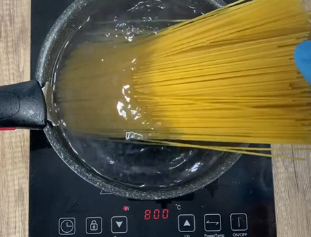 spaghetti poulet champignons 3