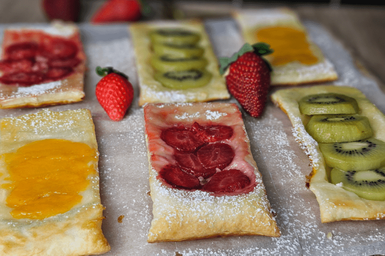 tartelettes feuilletees aux fruits