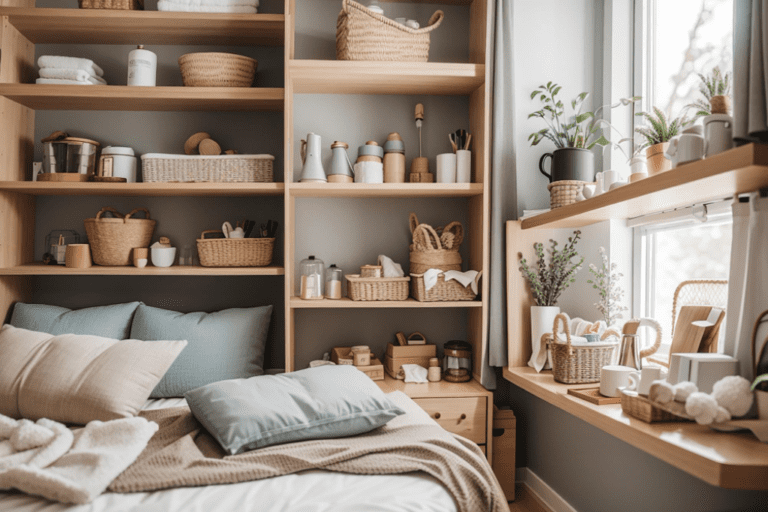 Comment organiser une petite chambre avec un petit budget pour maximiser lespace