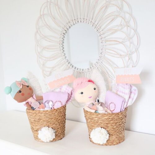 Idees de paniers de decoration de paques