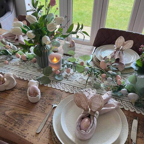 TABLE mignonne de paques