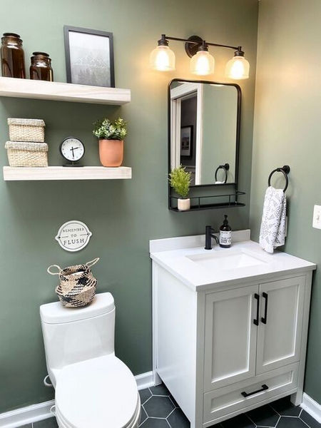 decoration au dessus des toilettes 21