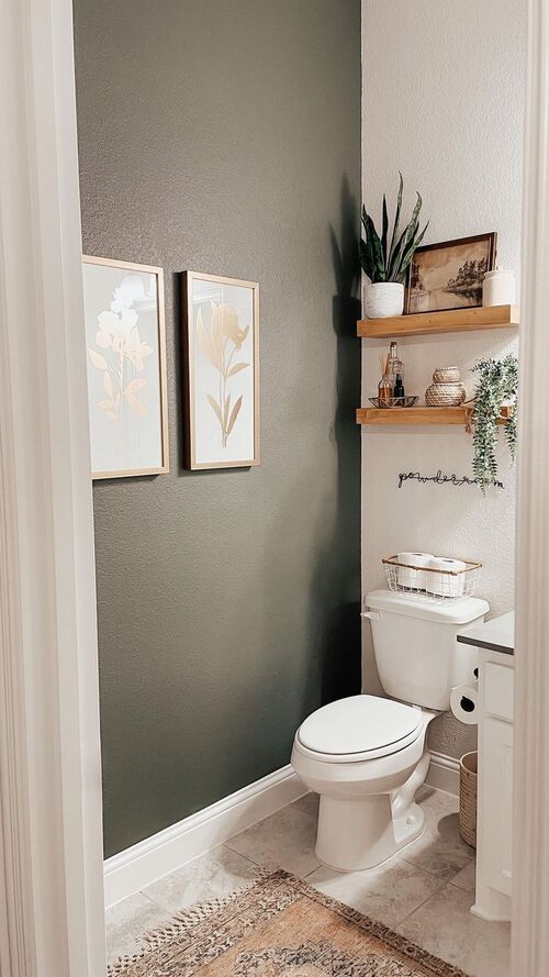 decoration au dessus des toilettes 3