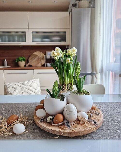 decoration de table de paques