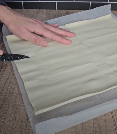 tartelettes feuilletées aux fruits