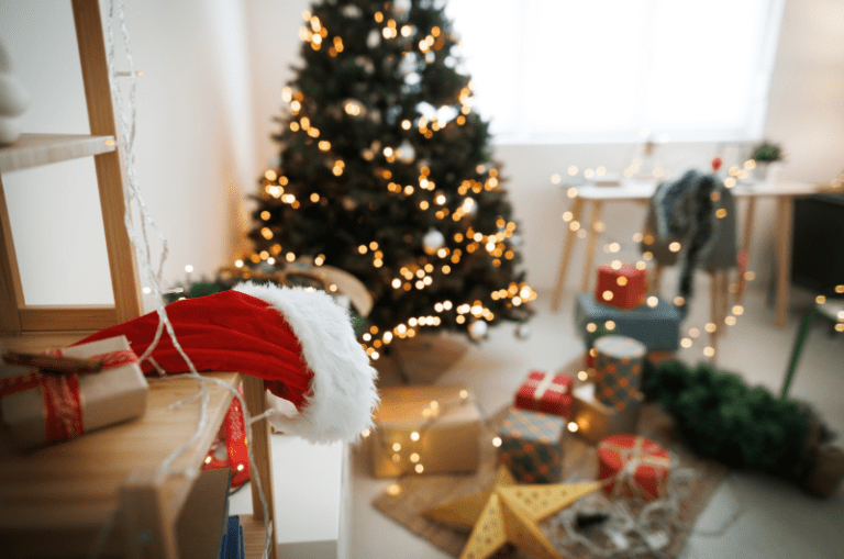 19 idees economiques pour decorer un petit salon pour Noel