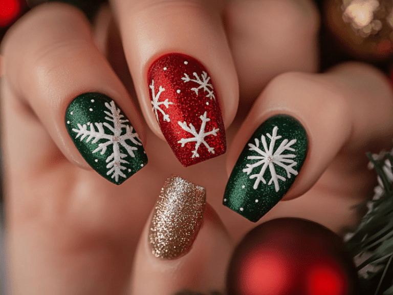 27 modeles dongles de Noel nail art