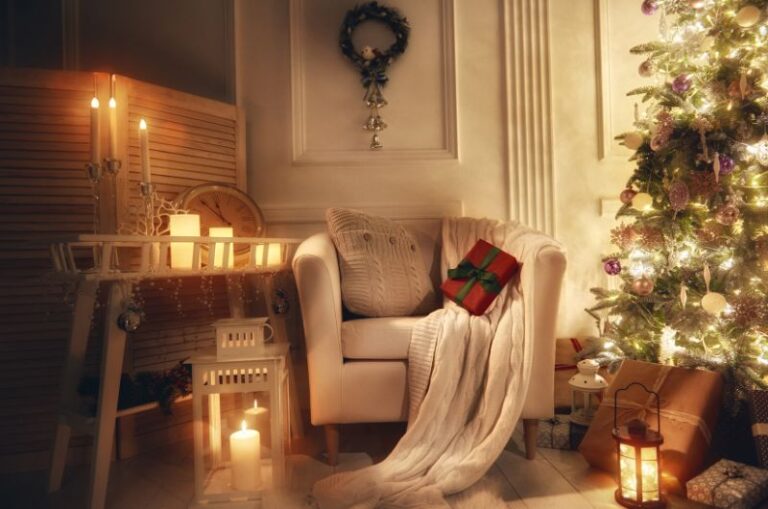 28 idees de decorations de Noel rustiques pour une maison chaleureuse