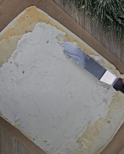 bûche neige raffaello