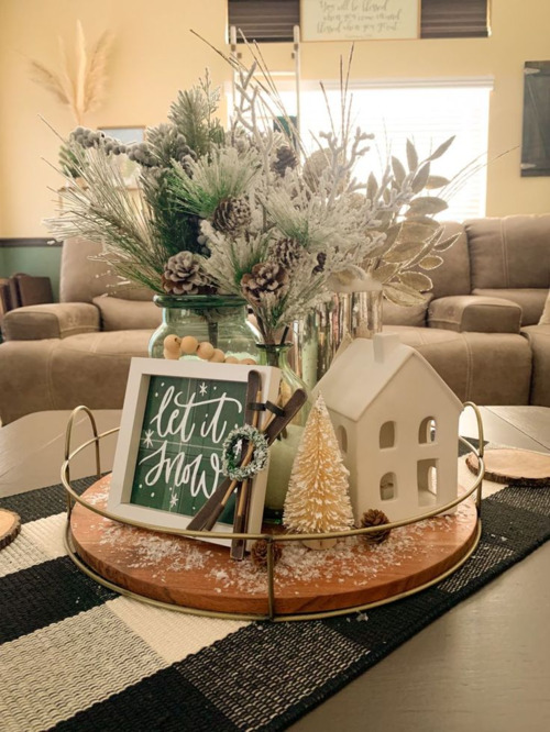 centre de table hiver 12