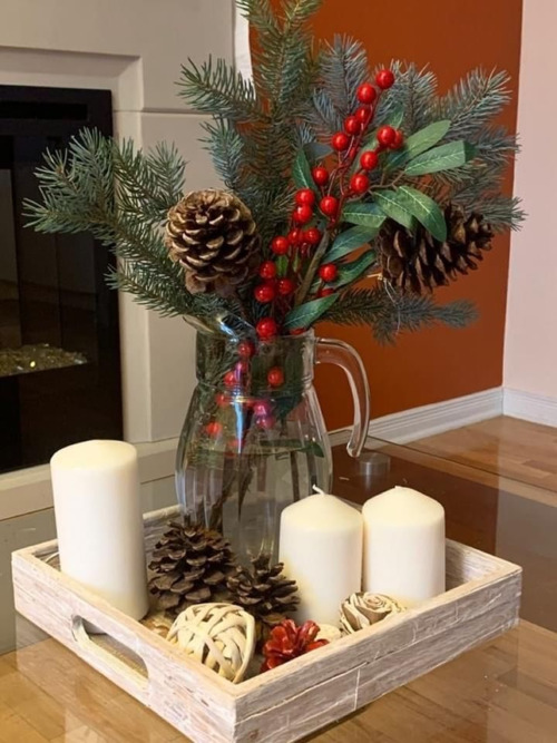 centre de table hiver 17