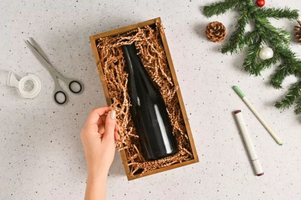 facons demballer une bouteille de vin 2