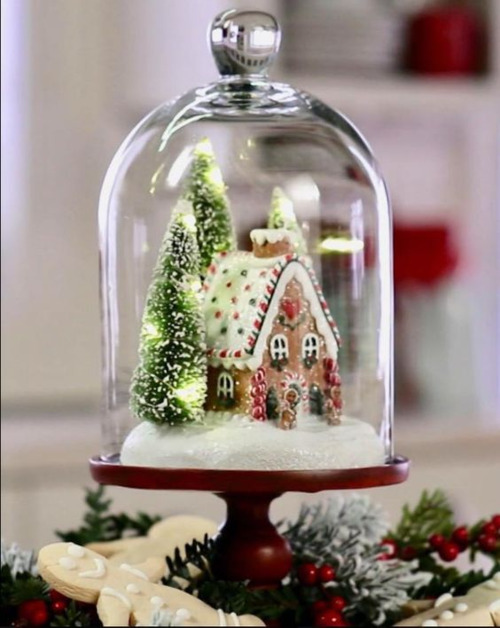 idees de centres de noel diy avec bocal en verre 10