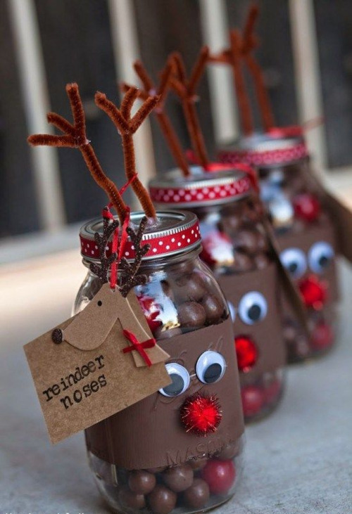 idees de centres de noel diy avec bocal en verre 17 1