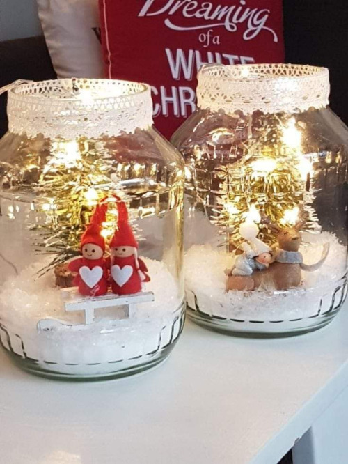 centres de table de Noël DIY