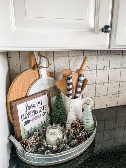 idees decoration cuisine noel 4
