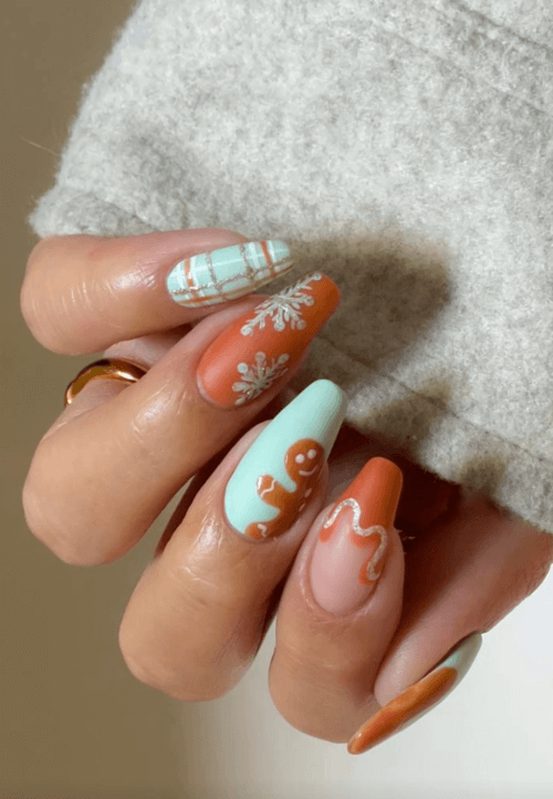modele ongles noel 10