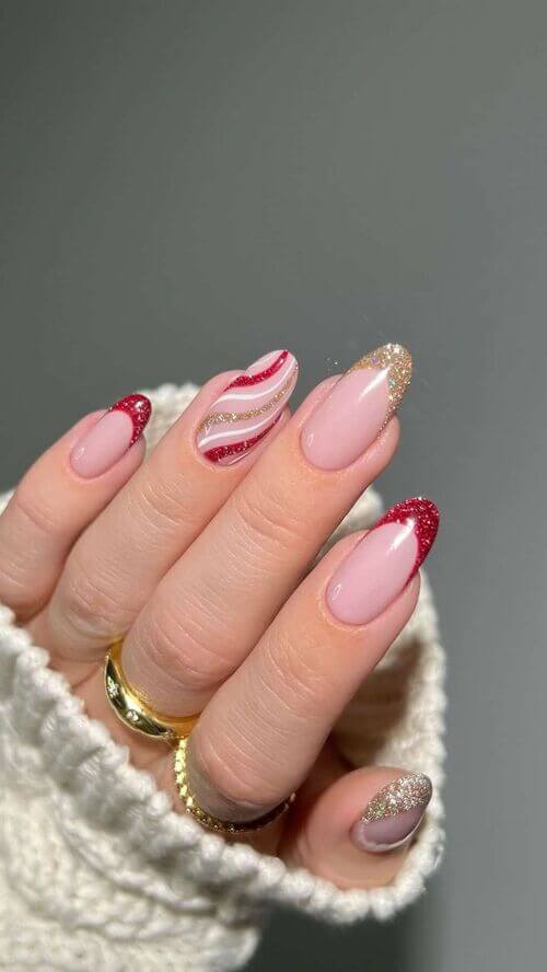 modele ongles noel 11