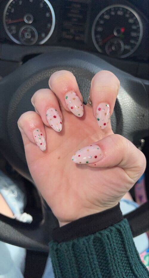 modele ongles noel 16