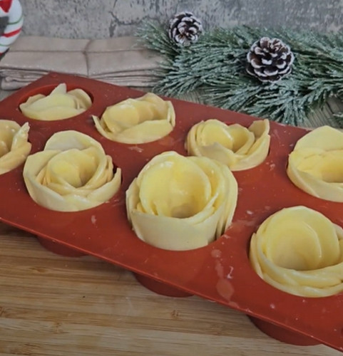 roses de pommes de terre