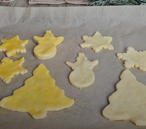 sablés au parmesan de noel
