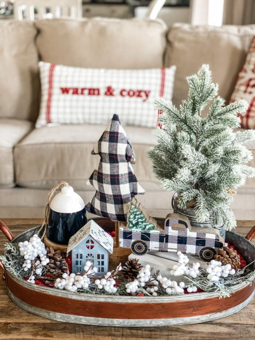 table basse noel 14