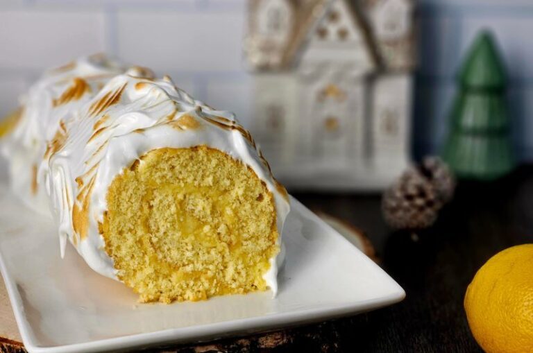 buche au citron meringuee