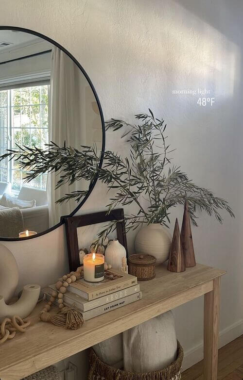 idees de decoration table dentree 13
