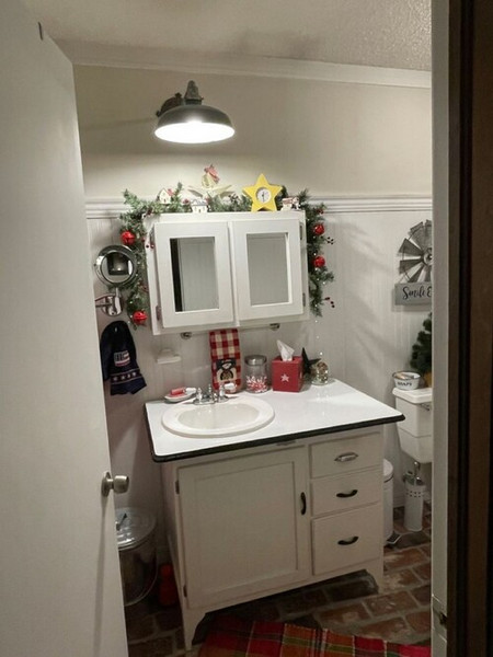 idees decorations noel salle de bains 11