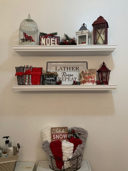 idees decorations noel salle de bains 22