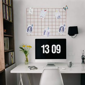 accessoires de bureau or rose 17