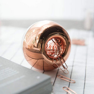 accessoires de bureau or rose 21