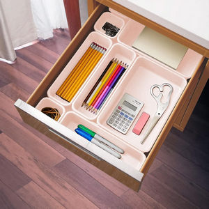 accessoires de bureau or rose 6