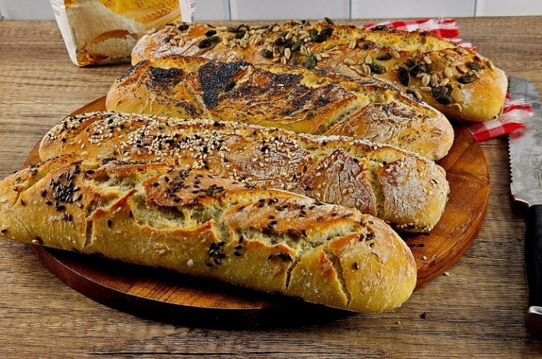 baguettes de pain aux graines