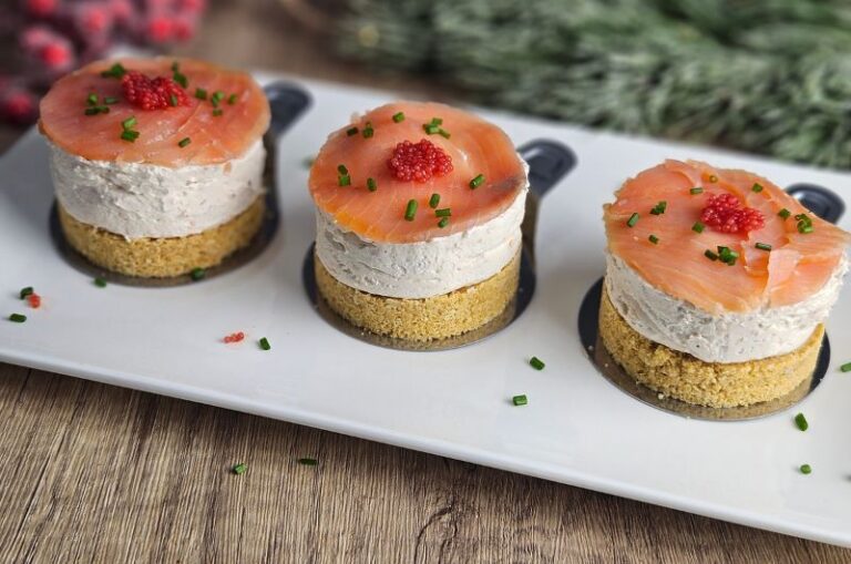 cheesecakes sales au saumon